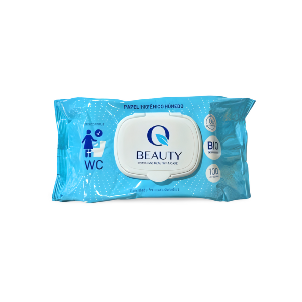 Q beauty toallitas WC bio 100 uds